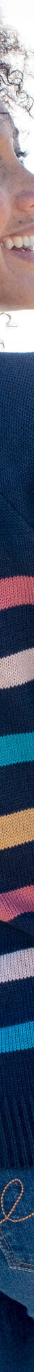 Gestreepte trui in marinestijl (marine / veelkleurig) Gestreepte trui in marinestijl (marine / veelkleurig)